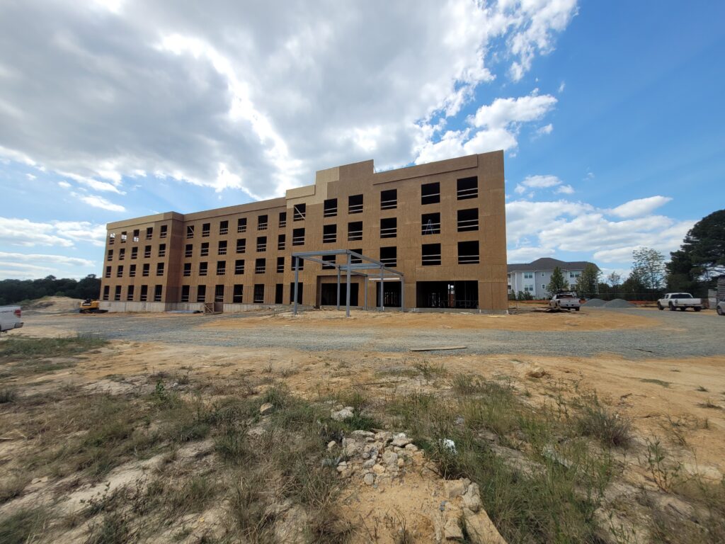 Hospitality ground-up construction draw review project in central North Carolina